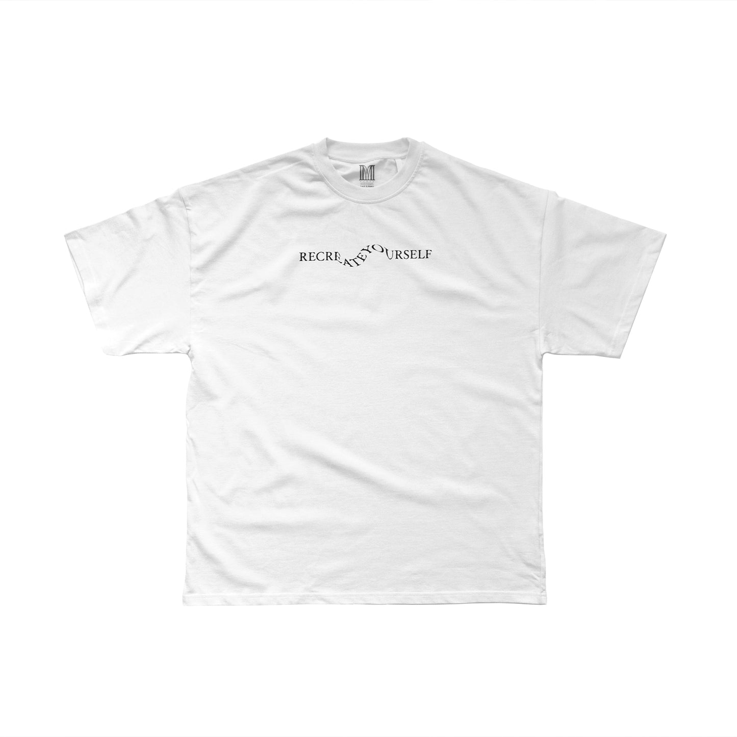 RECREATE YOURSELF - WHITE TEE